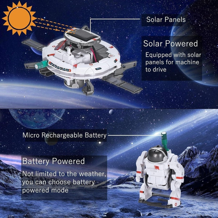 6 - in - 1 Solar Robot Kit for Kids Space Science Explore - BLL - FG - 2117A - Planet Junior