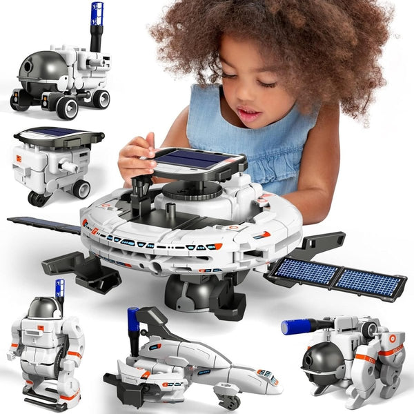 6 - in - 1 Solar Robot Kit for Kids Space Science Explore - BLL - FG - 2117A - Planet Junior