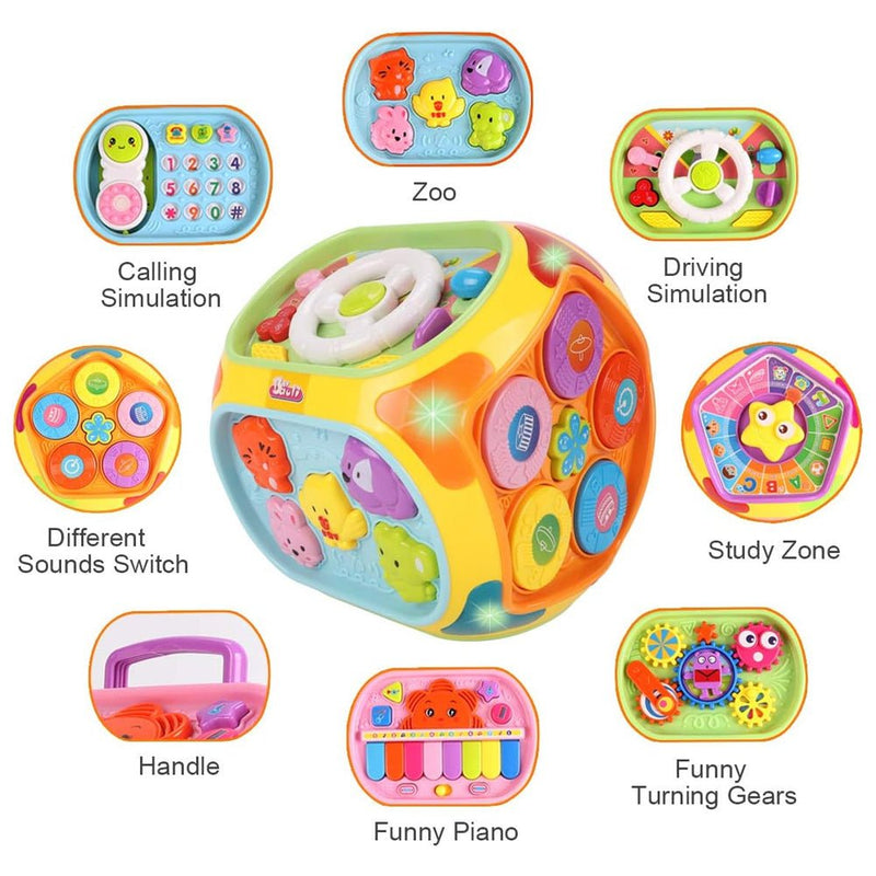 7 in 1 Baby Musical Activity Cube - BLL - MT - 1805 - Planet Junior