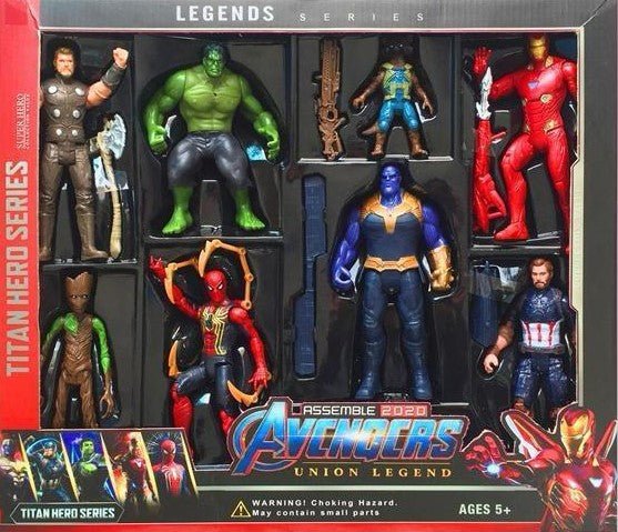 8 - Piece Marvel Avenger Heroes Set - AKT0729 - Planet Junior