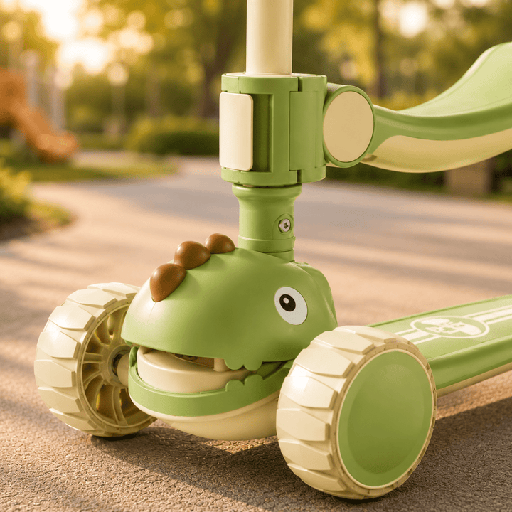 🛴 Dino Ride 2-in-1 Kids Scooter with Seat | Green – Planet Junior