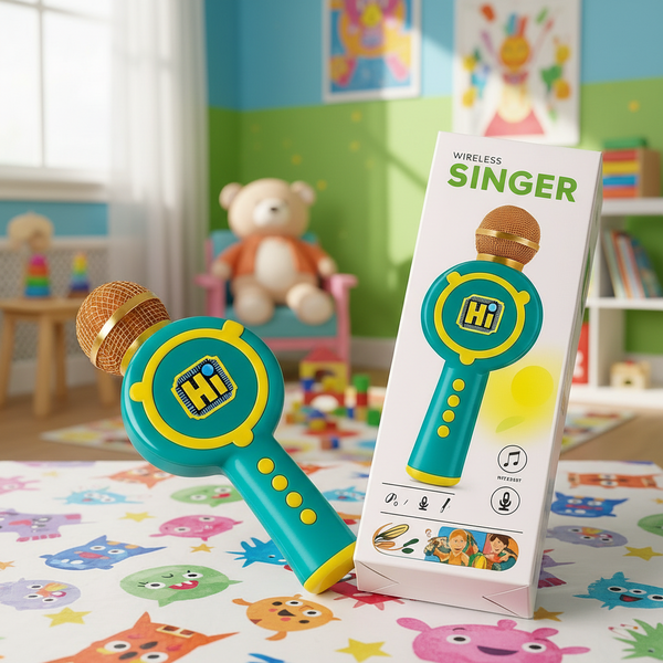 LED Bluetooth Karaoke Microphone – Fun Singing & Music Play