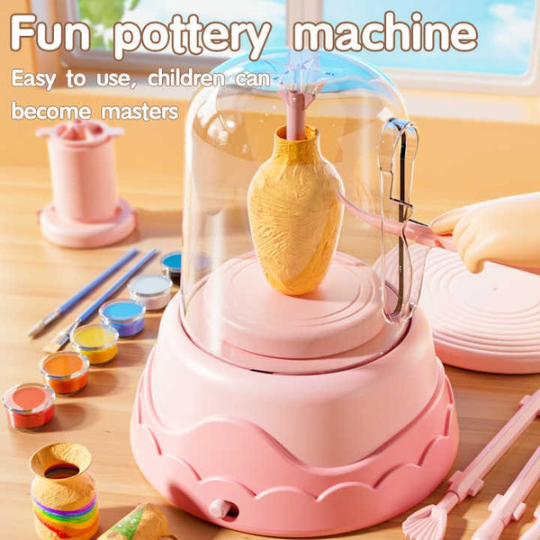 Easy-to-Use Desktop Pottery Machine for Home Artists