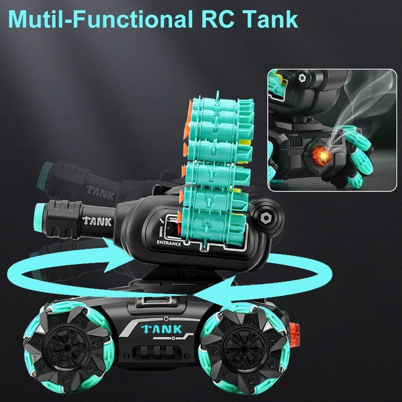 Action Water Bullet Shooting Remote Control Tank - BLL - RC - 067SY - Planet Junior