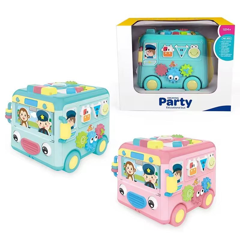 Activity Cube Learning School Bus - BLL - MT - 1813 - Planet Junior