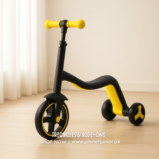 Adjustable 2 - in - 1 Tricycle and Scooty for Kids - PJ - 11 - Planet Junior