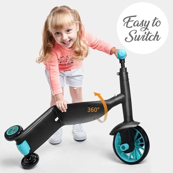Adjustable 2 - in - 1 Tricycle and Scooty for Kids - PJ - 11 - Planet Junior