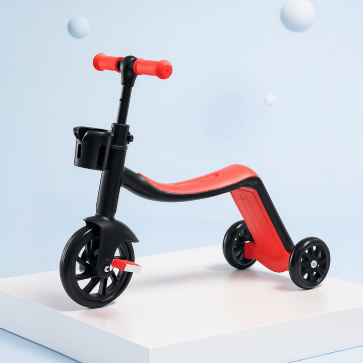 Adjustable 2 - in - 1 Tricycle and Scooty for Kids - PJ - 11 - Planet Junior