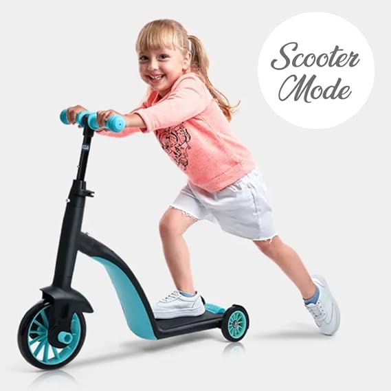 Adjustable 2 - in - 1 Tricycle and Scooty for Kids - PJ - 11 - Planet Junior