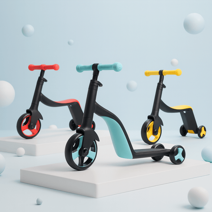 Adjustable 2 - in - 1 Tricycle and Scooty for Kids - PJ - 11 - Planet Junior