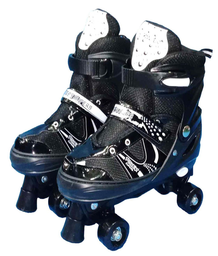 Adjustable 4 - Wheel Skate Shoes – Safe, Smooth & Perfect for Growing Kids - BLL-SKT-805-2L - Planet Junior