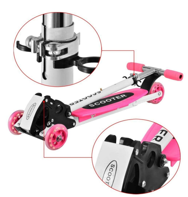 Adjustable 4W Kids Scooty 4W – Stable& Perfect for Beginner Riders - BLL-SKTY-016 - Planet Junior