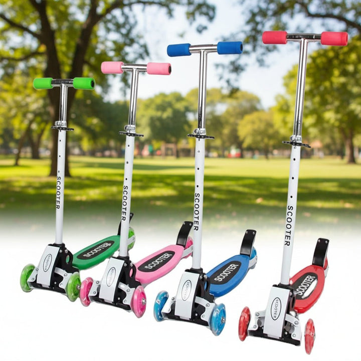 Adjustable 4W Kids Scooty 4W – Stable& Perfect for Beginner Riders - BLL-SKTY-016 - Planet Junior