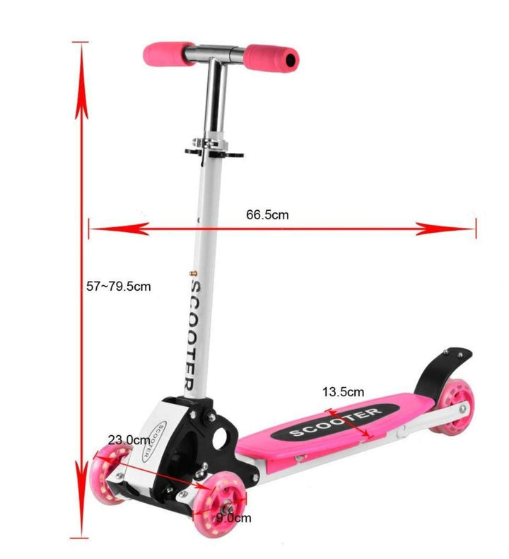 Adjustable 4W Kids Scooty 4W – Stable& Perfect for Beginner Riders - BLL-SKTY-016 - Planet Junior