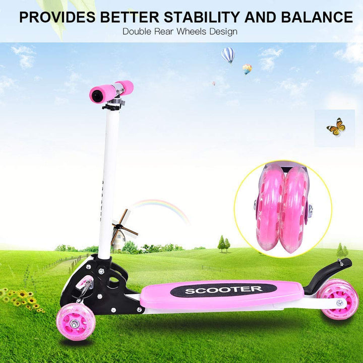 Adjustable 4W Kids Scooty 4W – Stable& Perfect for Beginner Riders - BLL-SKTY-016 - Planet Junior