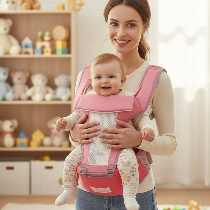 Adjustable Hip Seat Baby Carrier – Easy Carry for New Moms & Dads - BLL-BCC-9907M - Planet Junior