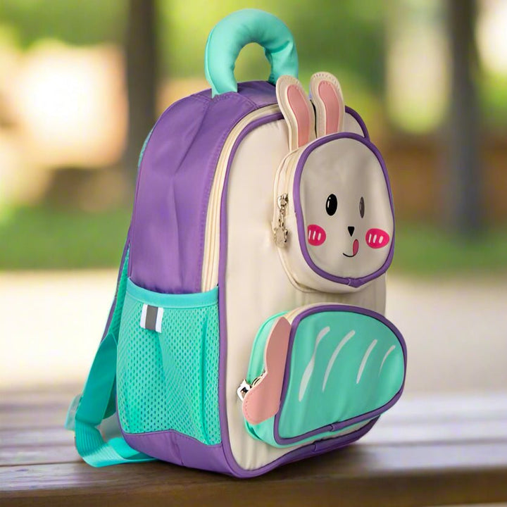 Adorable Bunny Kids Backpack – Cartoon Character Style | 1 Pcs - SLT - PB25 - 129 - Planet Junior