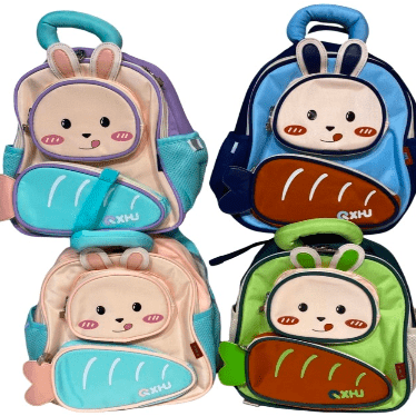 Adorable Bunny Kids Backpack – Cartoon Character Style | 1 Pcs - SLT - PB25 - 129 - Planet Junior