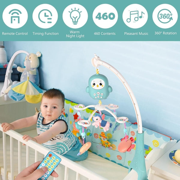 Adorable Cot Mobile with Soft Hanging Toys - 368 - 20 - Planet Junior