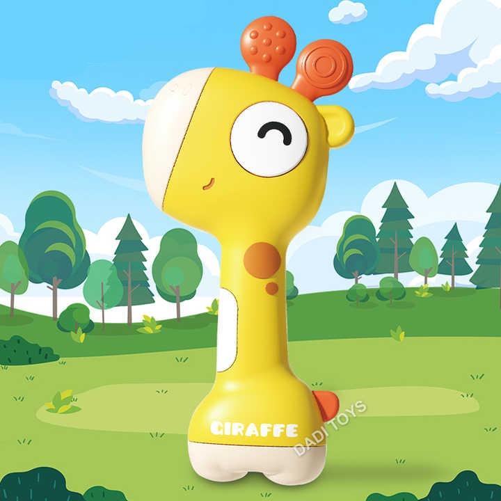 Adorable Giraffe - Shaped Baby Rattle for Little Hands - SLT - 1688 - 42 - Planet Junior