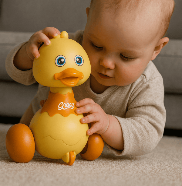 Adorable Press - and - Glide Duck – Safe Fun for Little Ones - HFT-A780-68 - Planet Junior