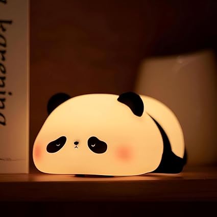 Adorable Squishy Panda Bedside Lamp – Soft Glow Silicone LED with 3 Brightness Modes - UT - PNLAMP - Planet Junior