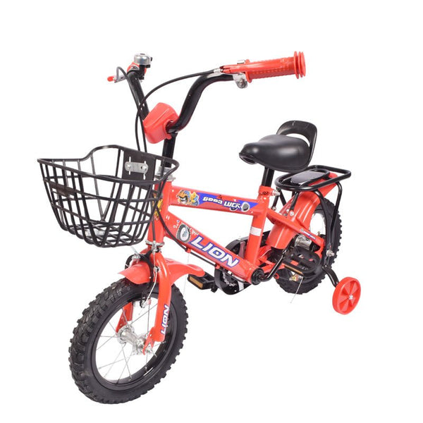 Adventure Wheels Bicycle with Traning Wheels and Basket | 12 Inch - BLL - B12 - 00525 - Planet Junior