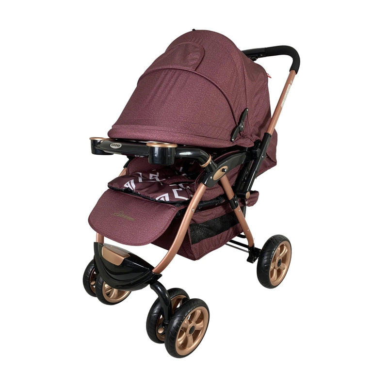 AdventureCruiser Baby Stroller | 6 Wheels - BLL - S - 7X - WINE - 1 - Planet Junior