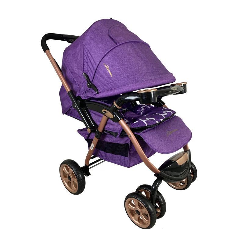 AdventureCruiser Baby Stroller | 6 Wheels - BLL - S - 7X - PRPL - Planet Junior