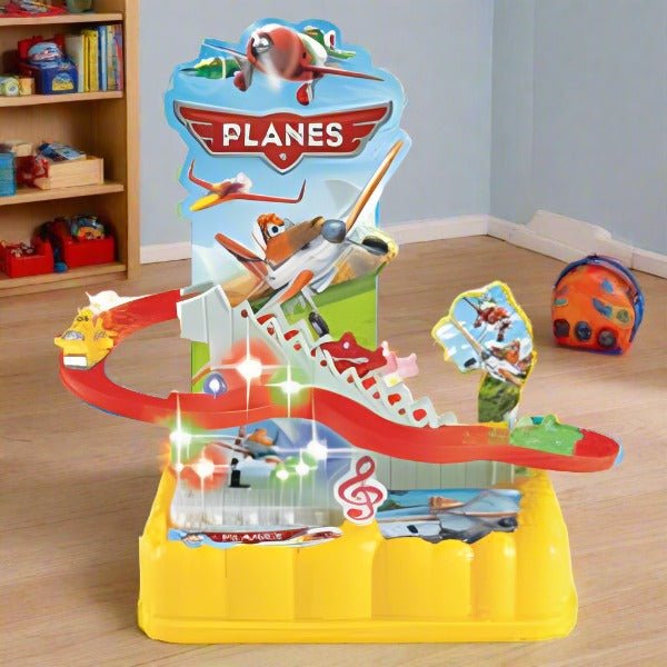 Airplane Track Set with Light and Sound - BLL - TR - 0912F - Planet Junior