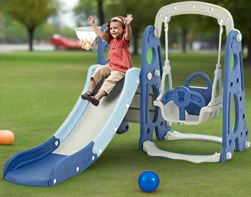 All - in - One Toddler Slide & Swing Playground - BLL - SL - 010EDS - Planet Junior