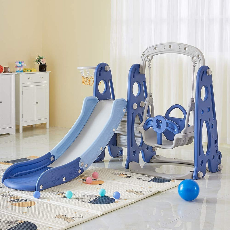 All - in - One Toddler Slide & Swing Playground - BLL - SL - 010EDS - Planet Junior