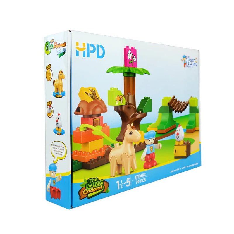 Animal Forest Building Blocks Set - BLL - BL - 1682DT - Planet Junior