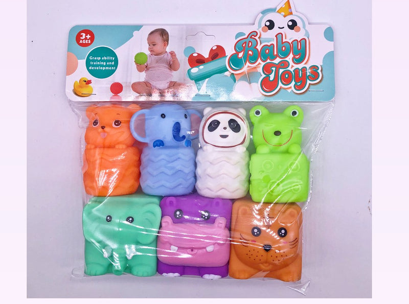 Animal Shape Baby Bath Toys | 7 Pcs - BLL - MT - 99 - 7D - Planet Junior