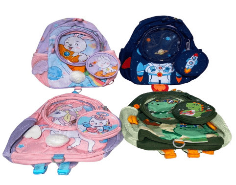 Animal & Space School Bag | 1 Pcs - SLT - PB25 - 128 - Planet Junior
