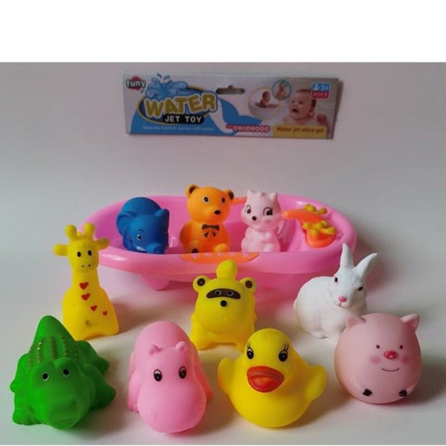 Animal Theme Baby Bath Toys | 10 Pcs - BLL - MT - 55 - 08Y - Planet Junior