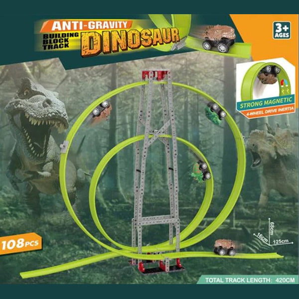 Anti - Gravity Dinosaur Track Set | 108 Pcs - BLL - TR - 696 - 003 - Planet Junior