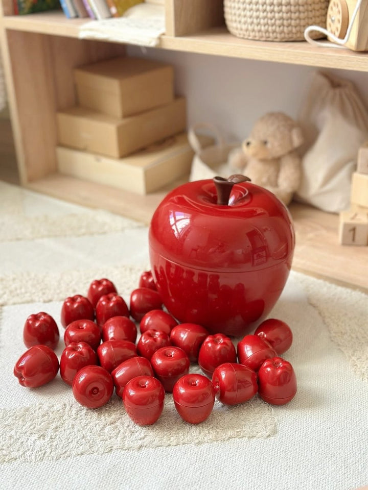 Apple Shape Sorting & Matching Toy – 4 - in - 1 Educational Learning Game - SLT - FXB - 30 - Planet Junior