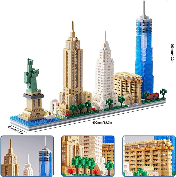 Architecture New York City Skyline Model Kit – 4500+ Pcs - AKT - 32087 - Planet Junior