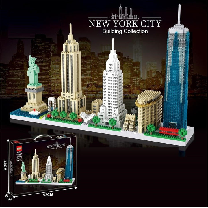 Architecture New York City Skyline Model Kit – 4500+ Pcs - AKT - 32087 - Planet Junior
