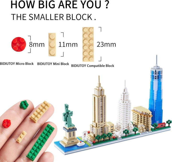 Architecture New York City Skyline Model Kit – 4500+ Pcs - AKT - 32087 - Planet Junior