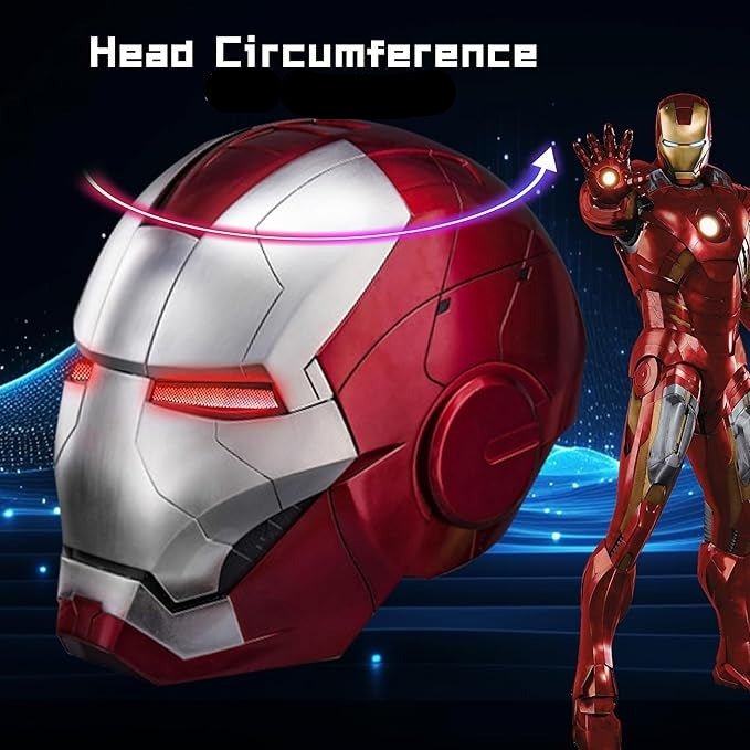 Armored Iron Avenger Smart Helmet With Touch Sensor Opening - AKT - A30 - Planet Junior