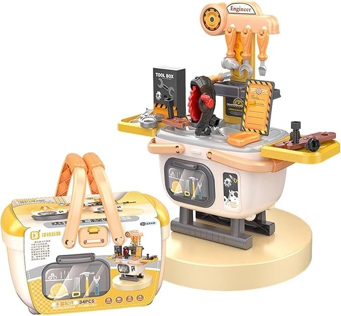 Aspiring Builders 34 - Piece Tools Set - BLL - BI - 8127 - Planet Junior