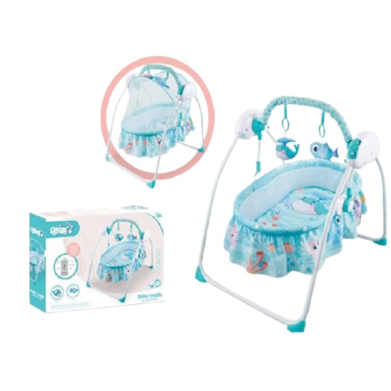 Auto Baby Cradle Electric Swing - BLL - SWE - 1804BL - Planet Junior