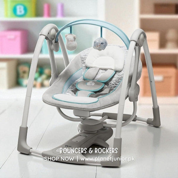 Automatic Cradle Swing for Happy Babies - BLL - SWE - 11440 - Planet Junior