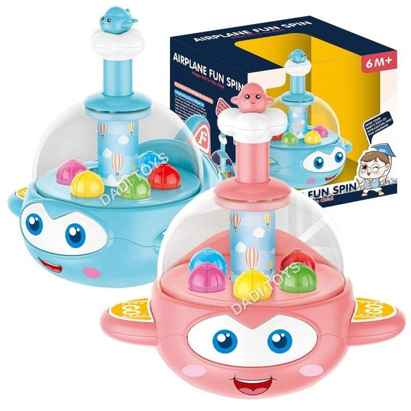 Baby Airplane Toy With Whirling Spin Action - BLL - MT - 1201BM - Planet Junior
