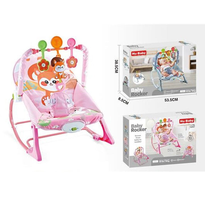 Baby Bouncer with Hanging Toys – Soothing Comfort & Playtime Fun - BLL-BCR-69898 - Planet Junior