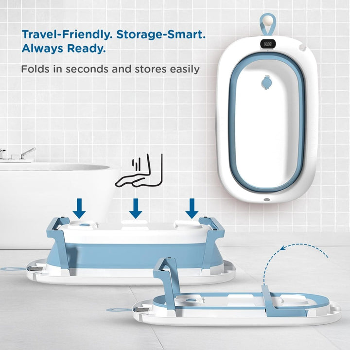 Baby Folding Bath Tub – Compact, Durable & Easy to Use - BLL-BT-6856 - Planet Junior