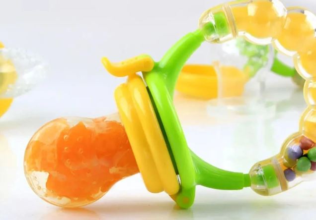 Baby Fruit Pacifier with Ring Shape Rattle - BLL - BF - 319YX - Planet Junior