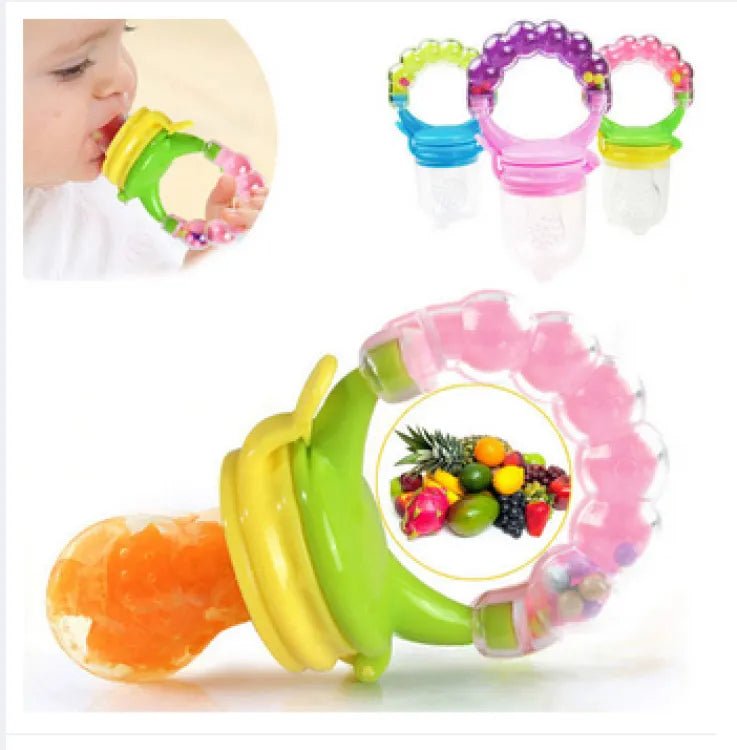 Baby Fruit Pacifier with Ring Shape Rattle – Planet Junior